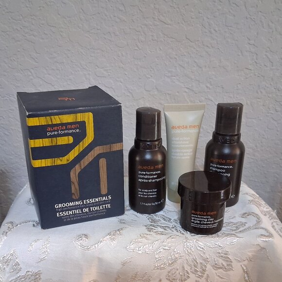 Aveda Men's Bundle Pure-formance Exfoliating Shampoo, Pomade, & Grooming Kit - Picture 10 of 15